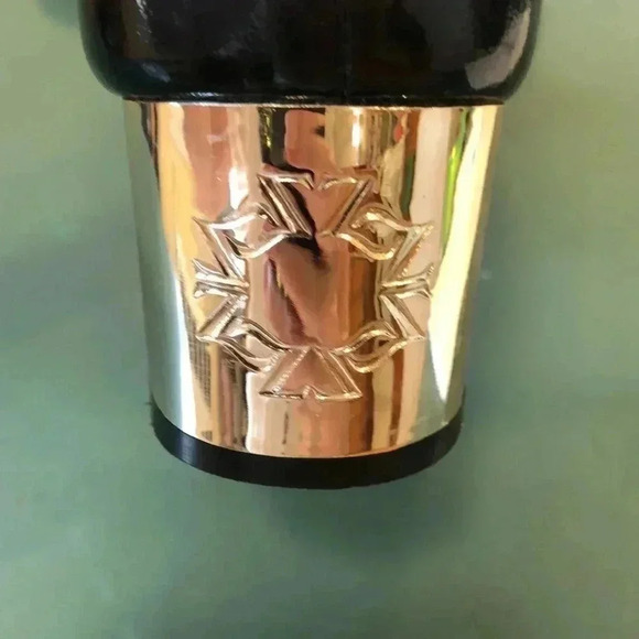 Carlo Pazolini black pumps with gold heel - Picture 4 of 8